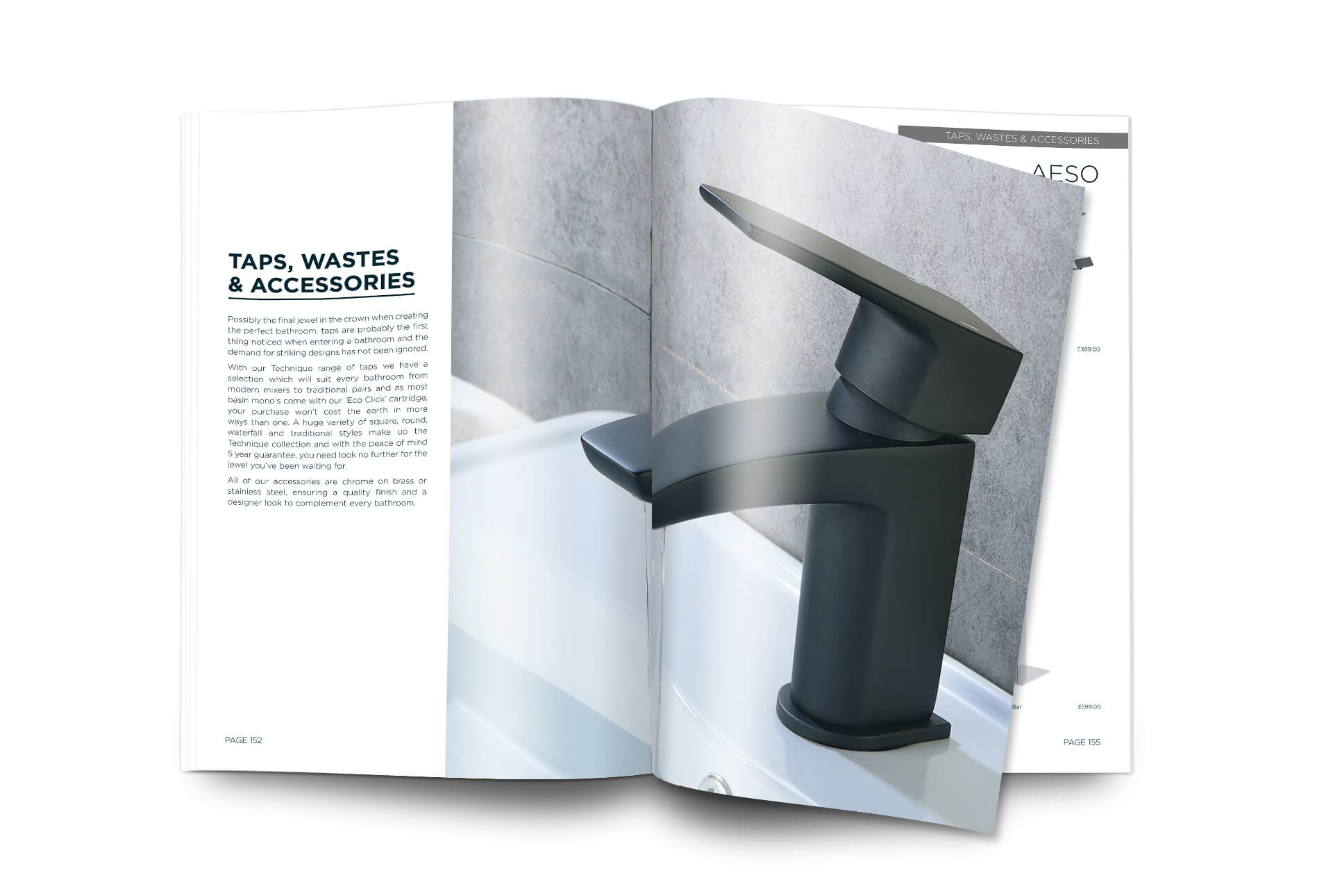 Taps, Wastes & Accessories Section