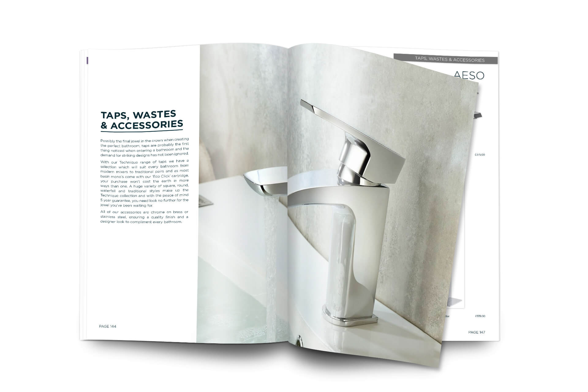 Taps, Wastes & Accessories Section