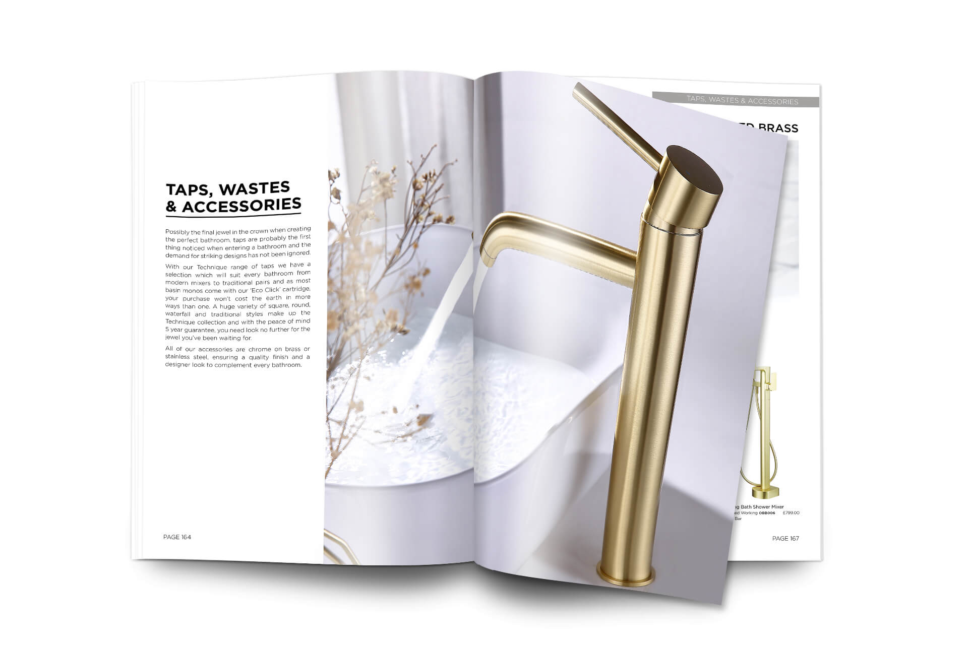 Taps, Wastes & Accessories Section