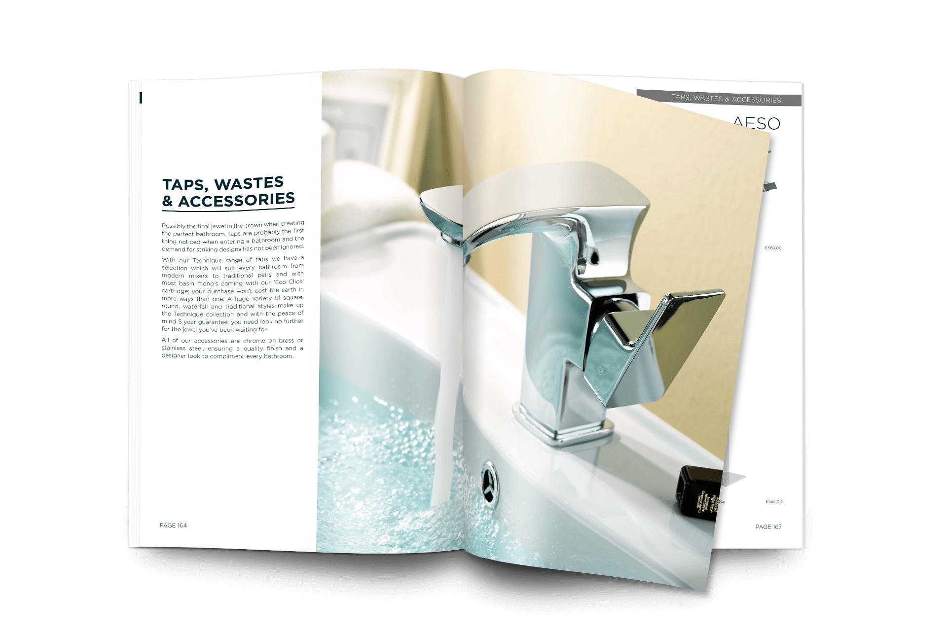 Taps, Wastes & Accessories Section